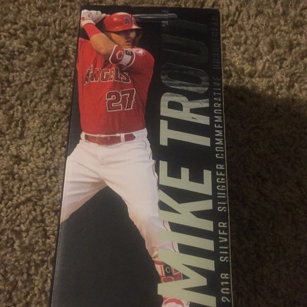 Trout Bobblehead Silver Slugger